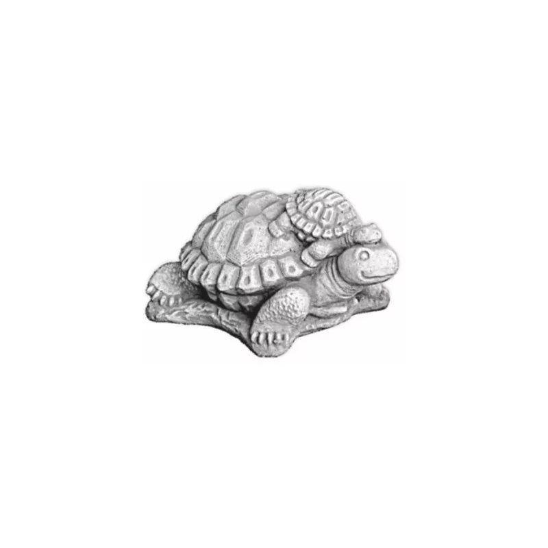 Statue tortue maman et son petit - 1