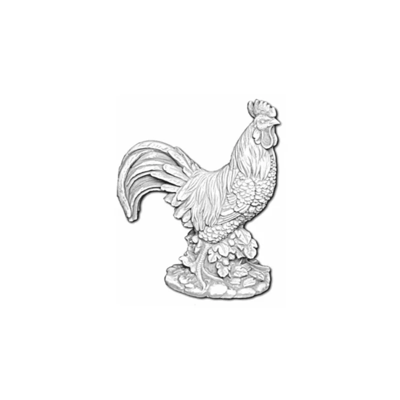 Statue coq M - 1