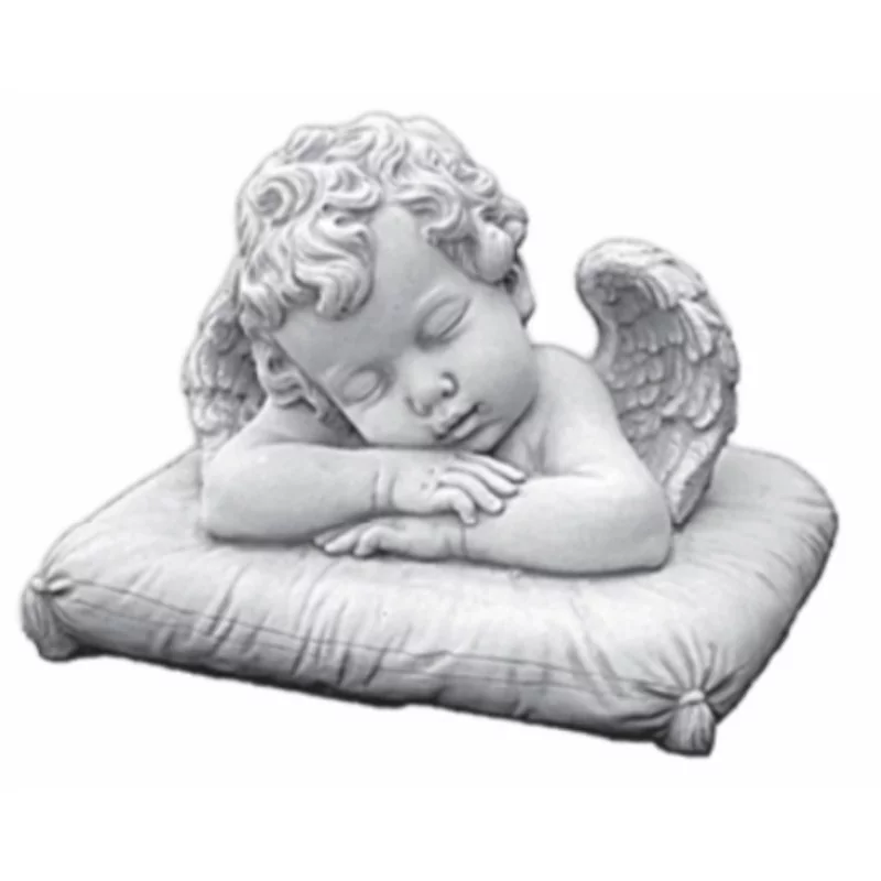 Statue ange sur coussin - 1