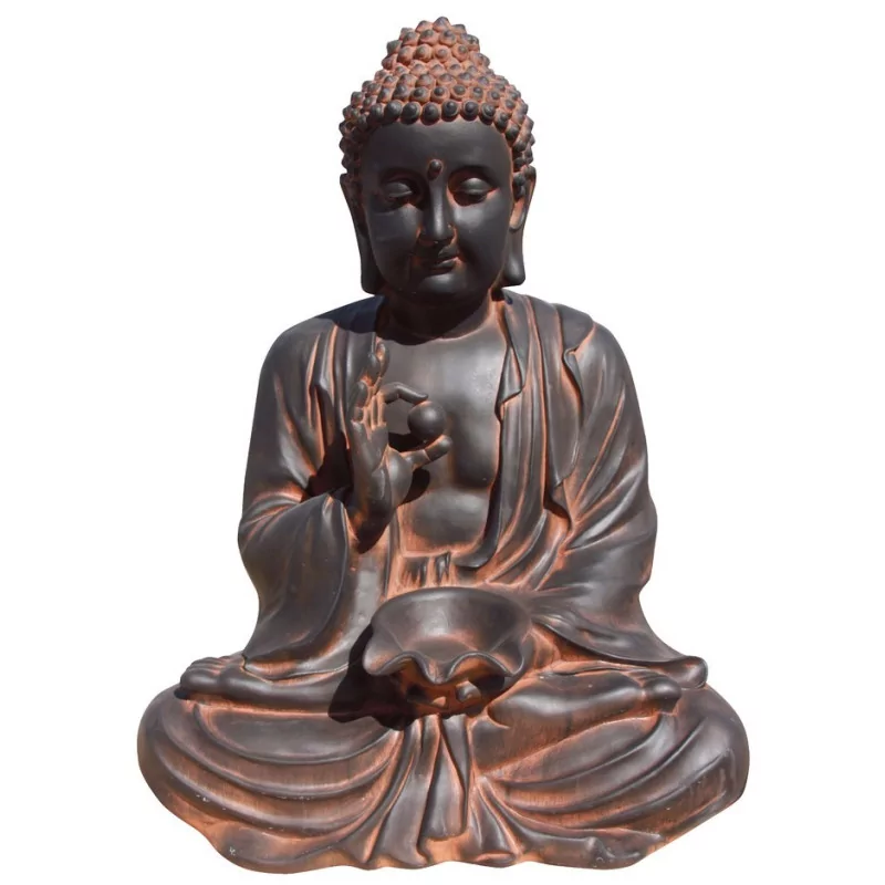 Bouddha méditation - Oxydé - 1