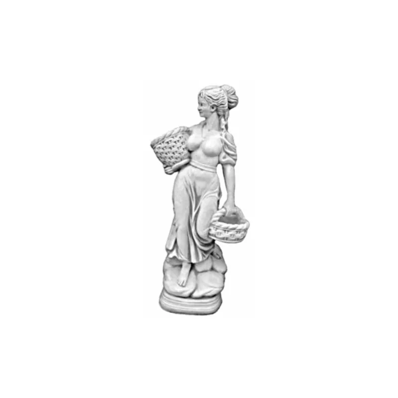 Statue femme aux paniers - 1